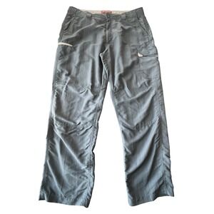 Simms Fishing Pants Mens‎ XL Gray Nylon Cargo Outdoor Fisherman Core Utility